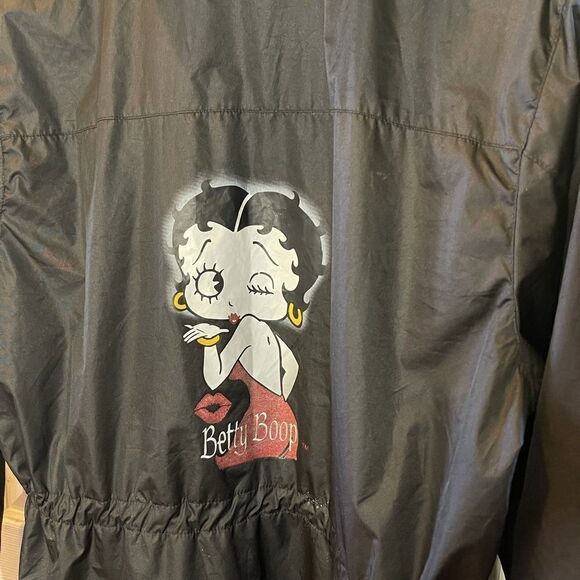 NWT The Bradford Exchange Betty Boop Black hooded Jacket SZLarge. - Picture 7 of 11
